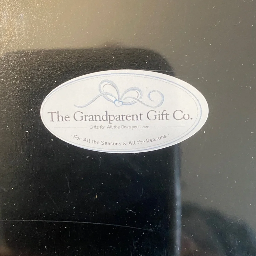 Double picture frame. 5 1/2 x 3 1/2 each side. First Grandchild. NWT